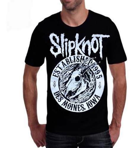 Camisetas Hombre Slipknot Rock Metal Comics Anime 