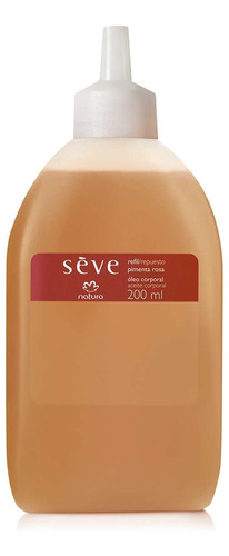 Refil Óleo Desodorante Corporal Sève Pimenta Rosa - 200 Ml Pimenta Rosa