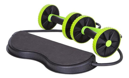 Kit Rodillo Abdominal Push-up Cuerda Ejercitador