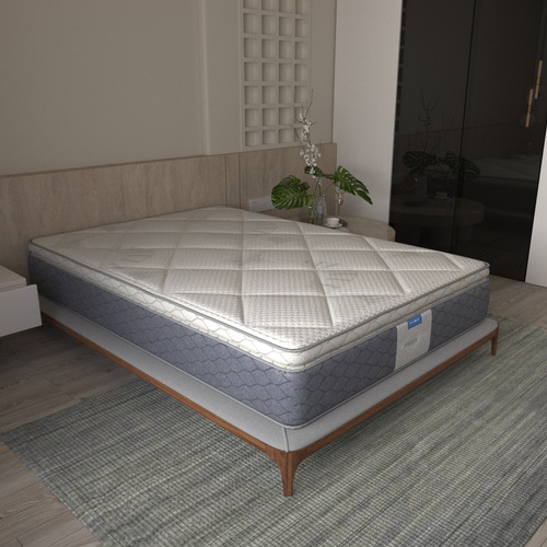 Colchón Restonic Individual Europa Ortopédico + 2 Almohadas