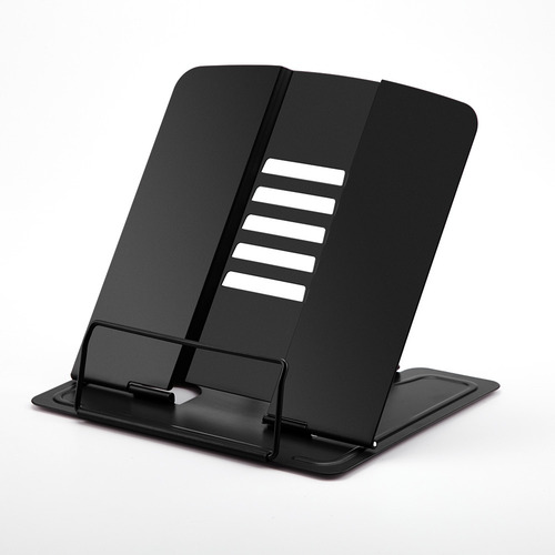 Imagen 2 de 9 de Soporte De Metal Portátil Ajustable Para Libro, 5 Ángulos