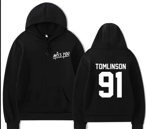 Black 91 - Sudadera Con Capucha Estilo Harajuku Louis Tomson