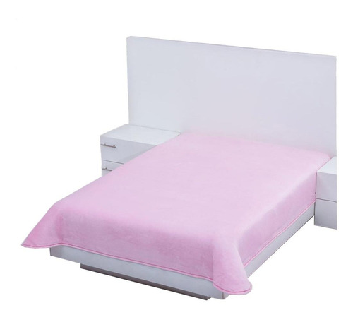 Cobija Colchas Concord Cobertor ultrasuave con diseño liso/rosa de 2.2m x 2.1m