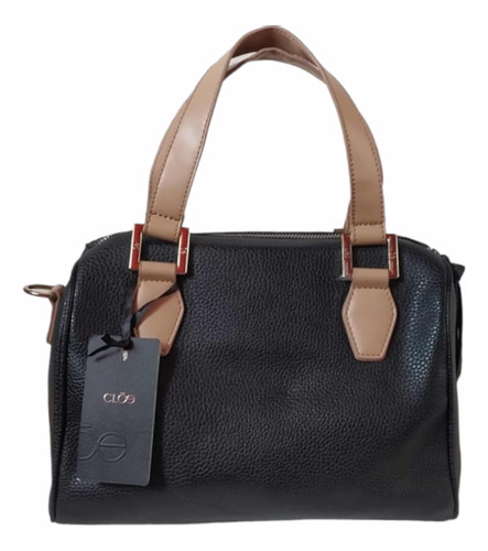 Bolsa Cloe Negra Con Nude