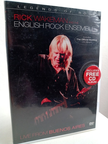Rick Wakeman And The English Rock Ensemble Dvd + Cd 
