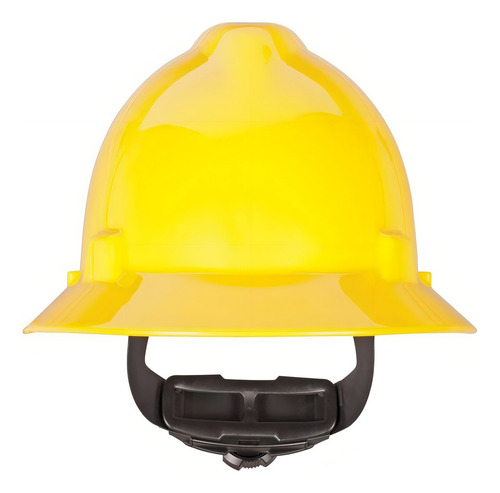 Casco De Seguridad Msa V-gard Ala Amarillo