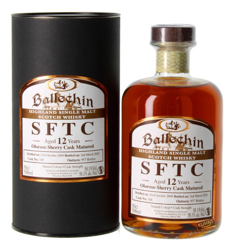 Edradour Ballechin Sftc Aged 12 Years Oloroso Sherry Cask