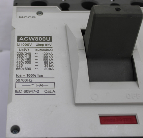 Disjuntor Caixa Moldada Weg Acw800u 630a (Usado)