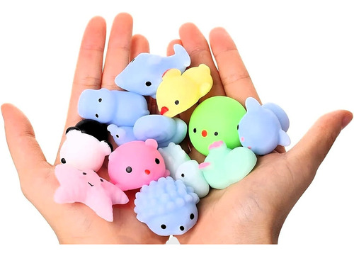 24 Squishy Mini Animales Kawai Juguete Bolo Fiesta Premio