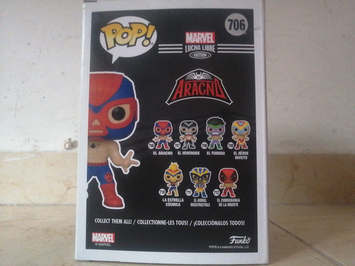 Funko Pop El Aracno Lucha Libre Edition Marvel