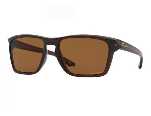 Imagem 1 de 3 de Óculos de sol Oakley Sylas Standard armação de o matter cor polished rootbeer, lente bronze de plutonite prizm, haste polished rootbeer de o matter - OO9448
