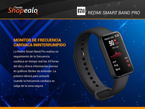 Imagen 5 de 10 de Smartwatch Reloj Xiaomi Redmi Smart Band Pro + Cuotas