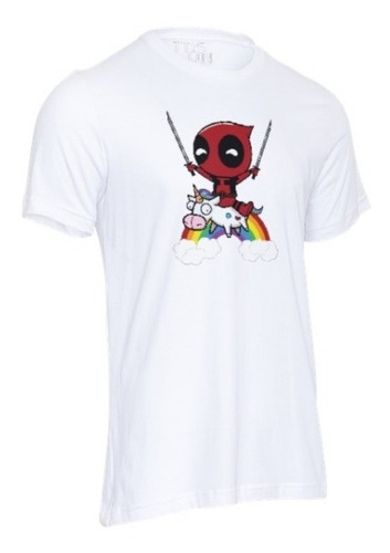 Playera Deadpool En Unicornio. Wade Wilson