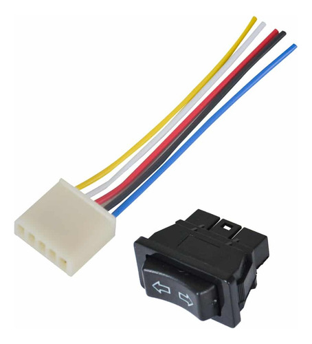 Switch + Socket Levanta Lunas Con Cables 12v - H55026 Bolsa