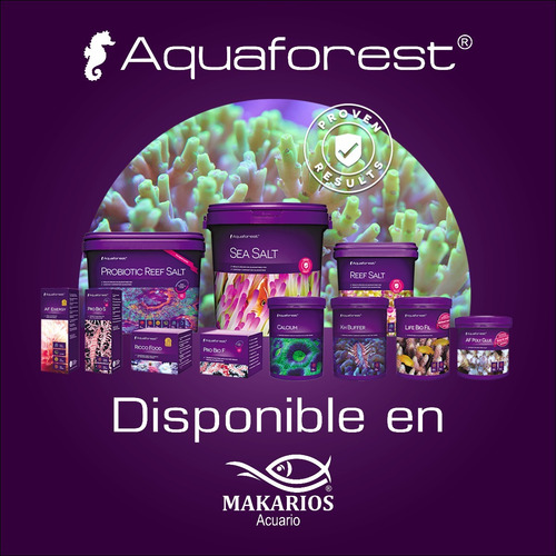 Imagen 4 de 9 de Sal Marina Reef Probiótica 22k Aquaforest Acuario Marino