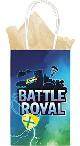 Paquete 8 Bolsas/ideal Cotillones  De Battle Royal Fortnite