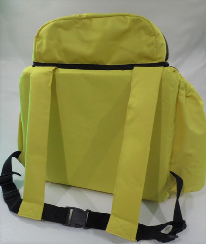 Imagem 1 de 1 de Mochila Amarela Bag Delivery 45 Litros Com Isopor Completa