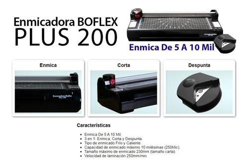 Enmicadora Boflex Plus 200 3 En 1 10 Milesimas