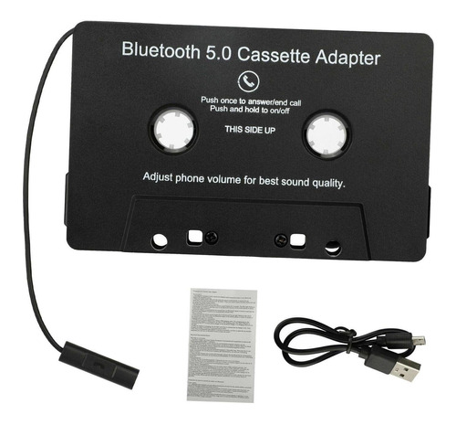 Adaptador De Cassette Bluetooth A Auxiliar Con Batería