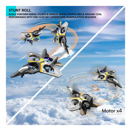 D Planeador Con Detección De Gravedad V17 Epp Foam Rc