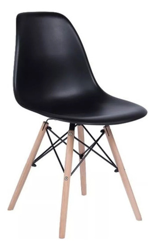 Silla Eames Moderna Para Comedor Sala Cocina Plastico Moda