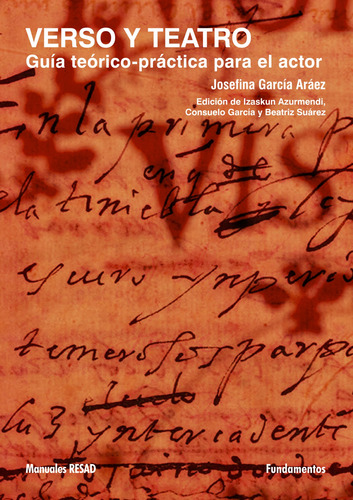 Verso Y Teatro Garcia Araez, Josefina Fundamentos Editorial