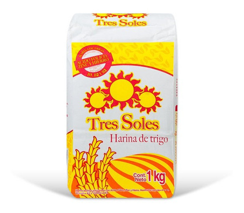 Harina De Trigo  Tres Soles, 1 Kg