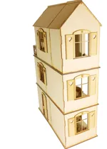 Comprar Casa De Muñecas Sin Muebles Incluidos Para Muñecas Pequeñas