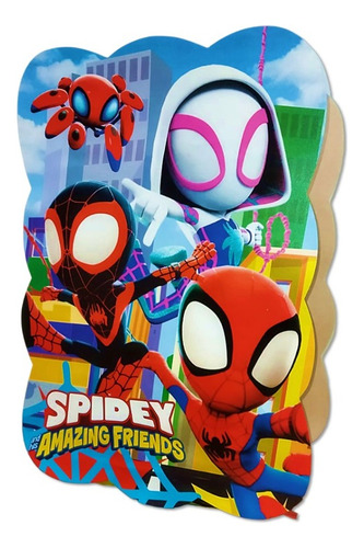Piñata Para Juguetes Spidey Y Sus Amigos Decoración Fiesta