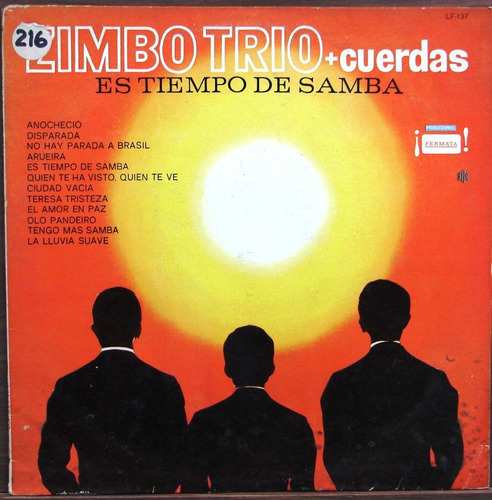 Zimbo Trio - Es Tiempo De Zamba - Lp Año 1969 Bossa Jazz