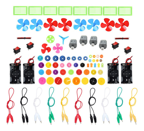 Kit Electrónica Robótica Engranes Poleas Escolar Educativo