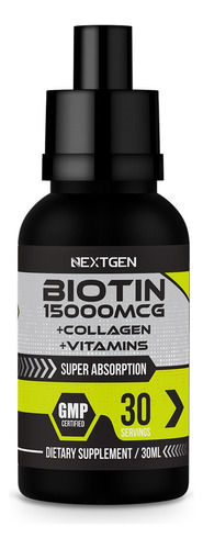 Biotina 15000mcg Nextgen - mL a $1000