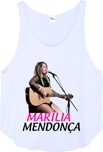 Imagem 4 de 8 de Camiseta Ou Baby Look Marília Mendonça