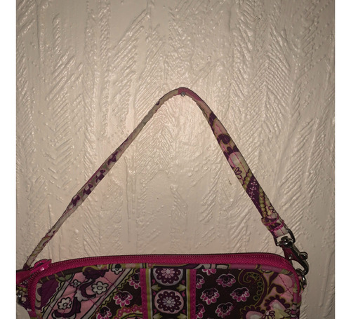 Vera Bradley Bolsa De Mano Rosa Floreada