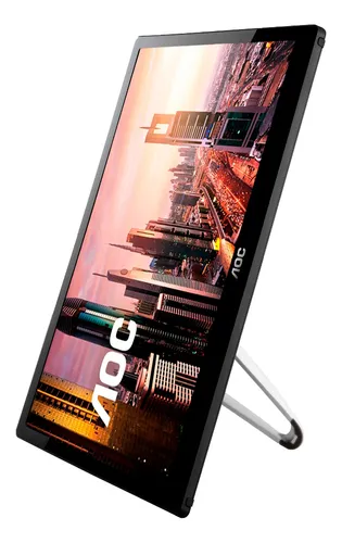 Monitor Portátil Aoc De 15.6'' Led Ips Hd, Conexión Usb 3.0 - Excelente (Reacondicionado)