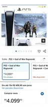 Comprar Ps5 Fat Com Dois Controles E Leitor Mais Base De Carregamento, 1 Ano De Usado. Sem Jogo 3000 Com Jogo 3500.