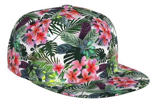 Gorra De Béisbol Floral Hawaiana Tropical Para Hombres