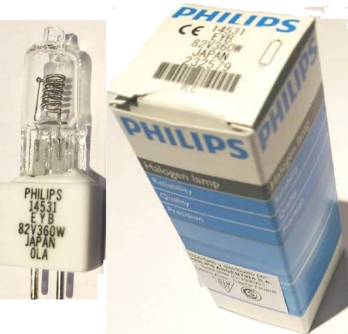 Lampara 82v 360w Eyb G5,3 14531 T-31/2 2 Pin Philips Color de la luz 3300 K