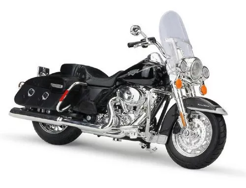 Harley Davidson FLHRC Road King Classic 2013 negro modelo moto 1:12 maisto 