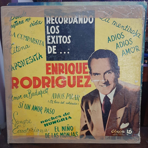 Portada Enrique Rodriguez Recordando Los Exitos De  P2