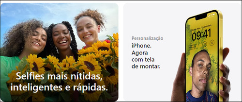 Apple iPhone 14 (128 GB) - Meia noite - Aceitável (Recondicionado)