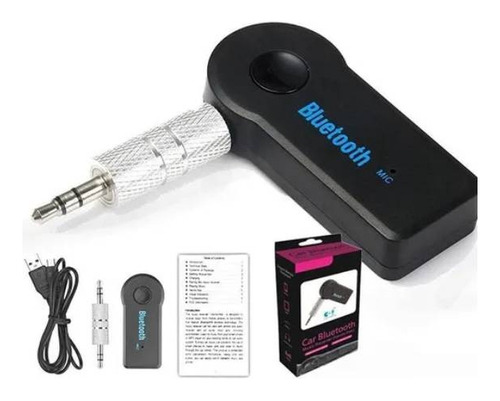 Receptor Bluetooth Auto Inalambrico Recargable Manos Libre