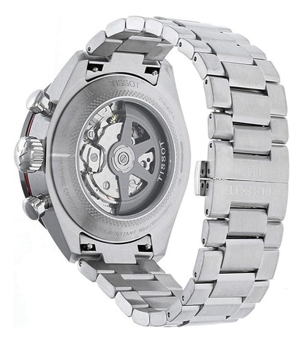 Reloj Tissot T1316271105200 Prs516 Automatic Bisel Ceramico Plateado Negro Negro