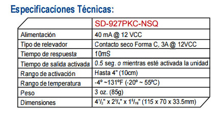 Porteria | Pulsador Salida No-touch