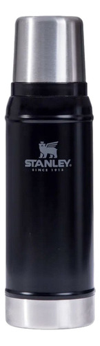 Stanley Termo Clásico 750 ML con Tapón Cebador de acero inoxidable negroclassic