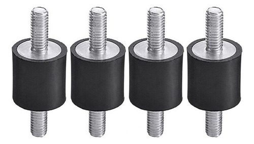 / 4 Piezas De Soportes Aisladores Antivibración De M6