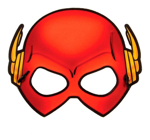 Máscara De Carnaval Para Criança Super Herói Flash + Brinde | Parcelamento sem juros Máscara De Carnaval Para Criança Super Herói Flash + Brinde | Parcelamento sem juros