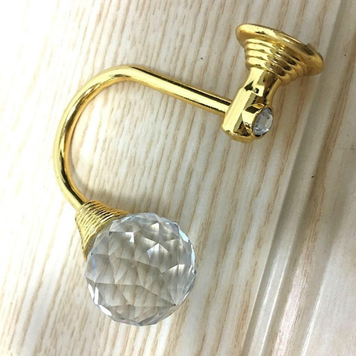 Cabide De Parede Com Ganchos Banhados A Ouro