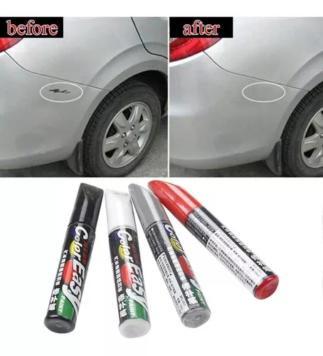 Rotulador Reparador Arañazos Coche Car Touch up pen NEGRO,BLANCO,PLATA