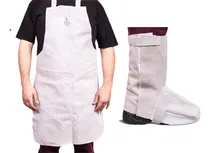 Comprar Delantal + Polainas De Cuero Descarne Kit Para Soldar - La